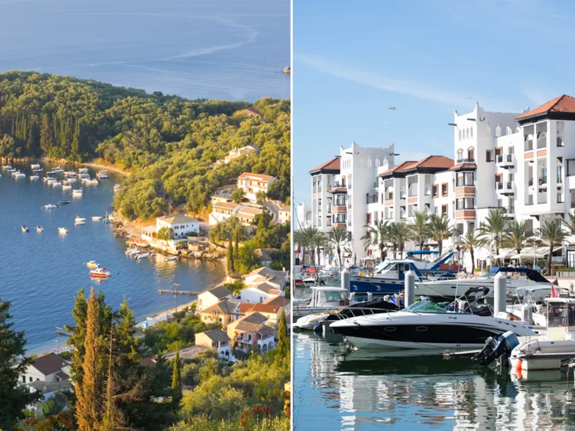 Corfu, Greece / Agadir, Morocco