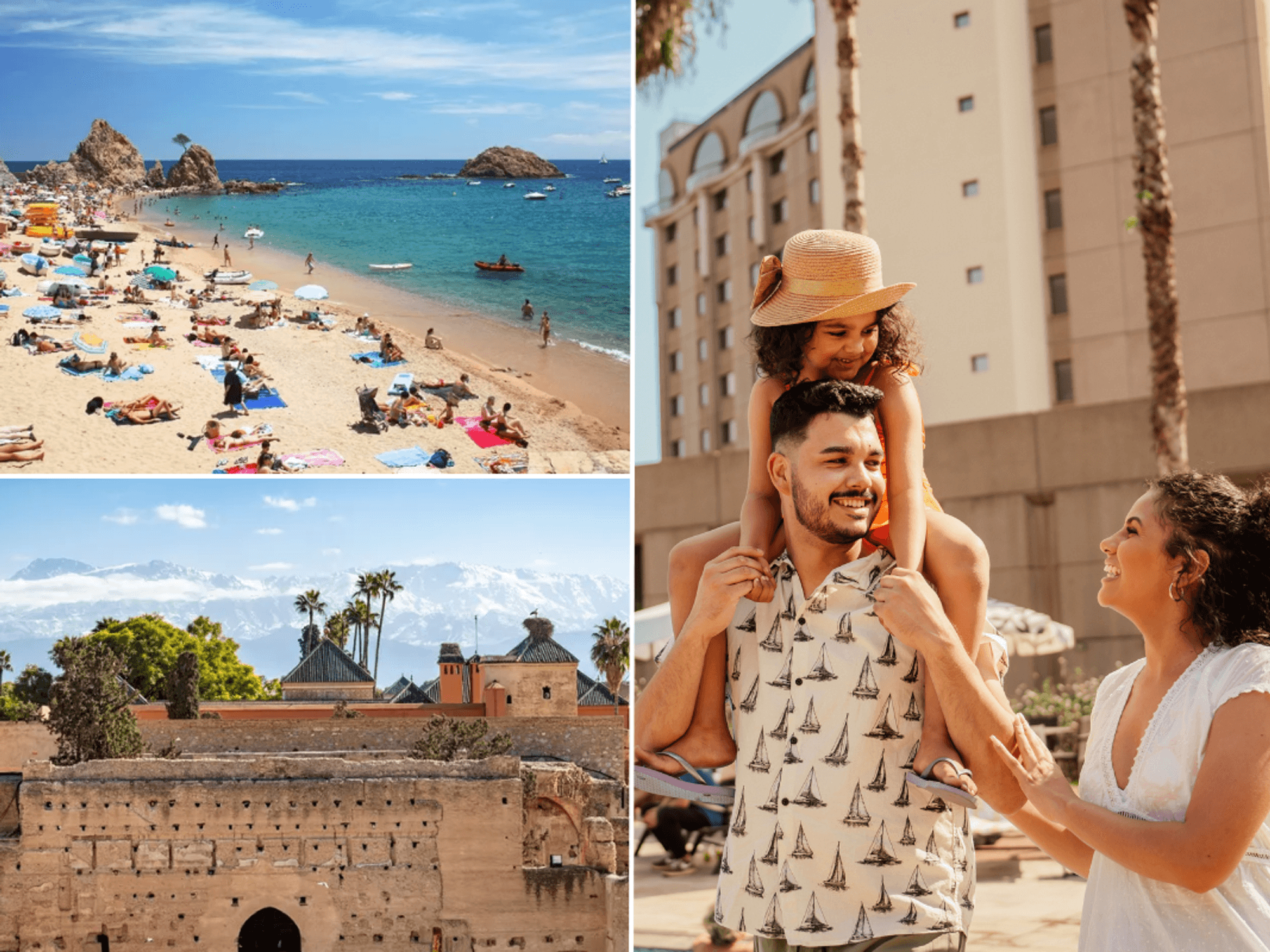 Costa Brava, Spain / Marrakesh, Morocco / Family at resort