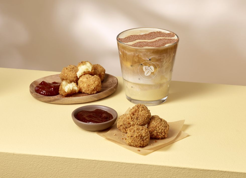Costa Coffee Barista Bites and Spanish Iced Latte