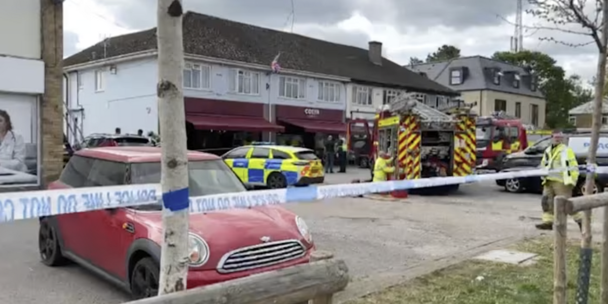 NextImg:Three injured after car smashes through Costa Coffee shop window