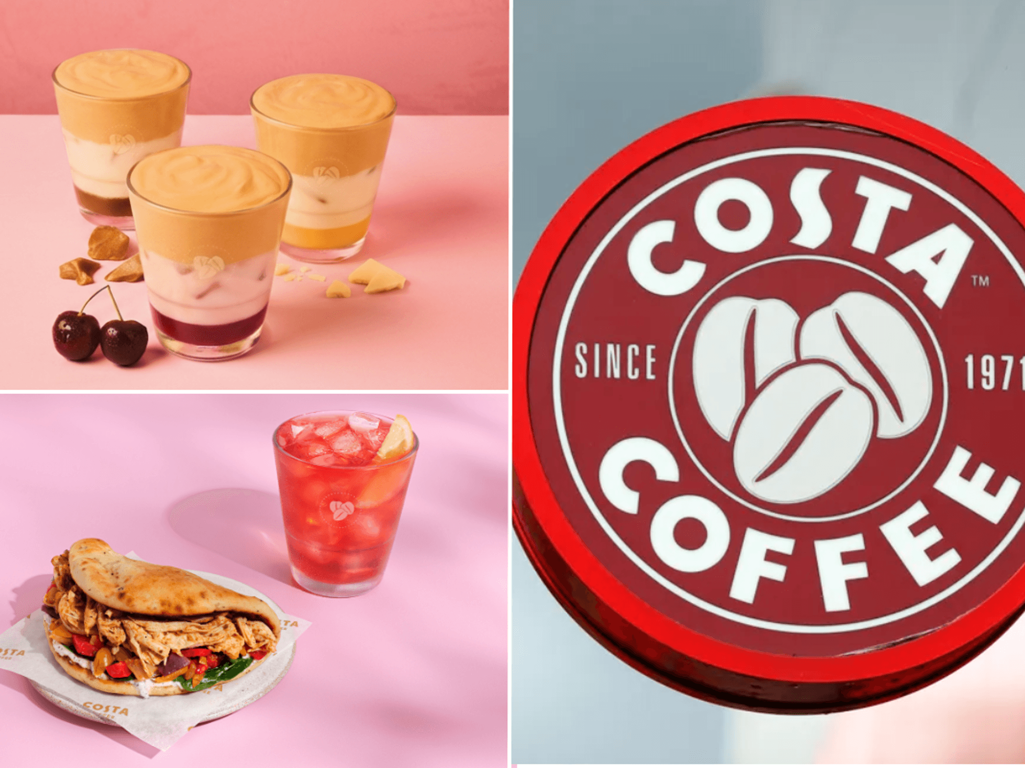 Costa Coffee new menu items