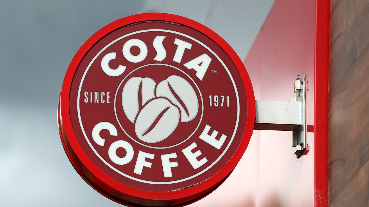 Costa Coffee sign outside shop