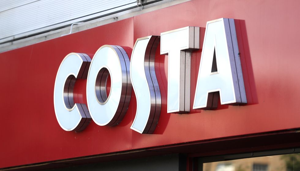 Costa Coffee store sign