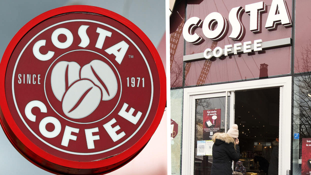 Costa Coffee store sign