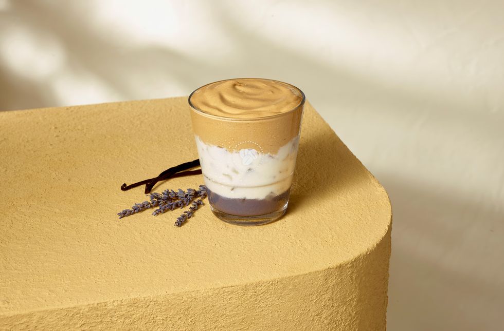 Costa Coffee Vanilla Lavender Iced Whipped Latte