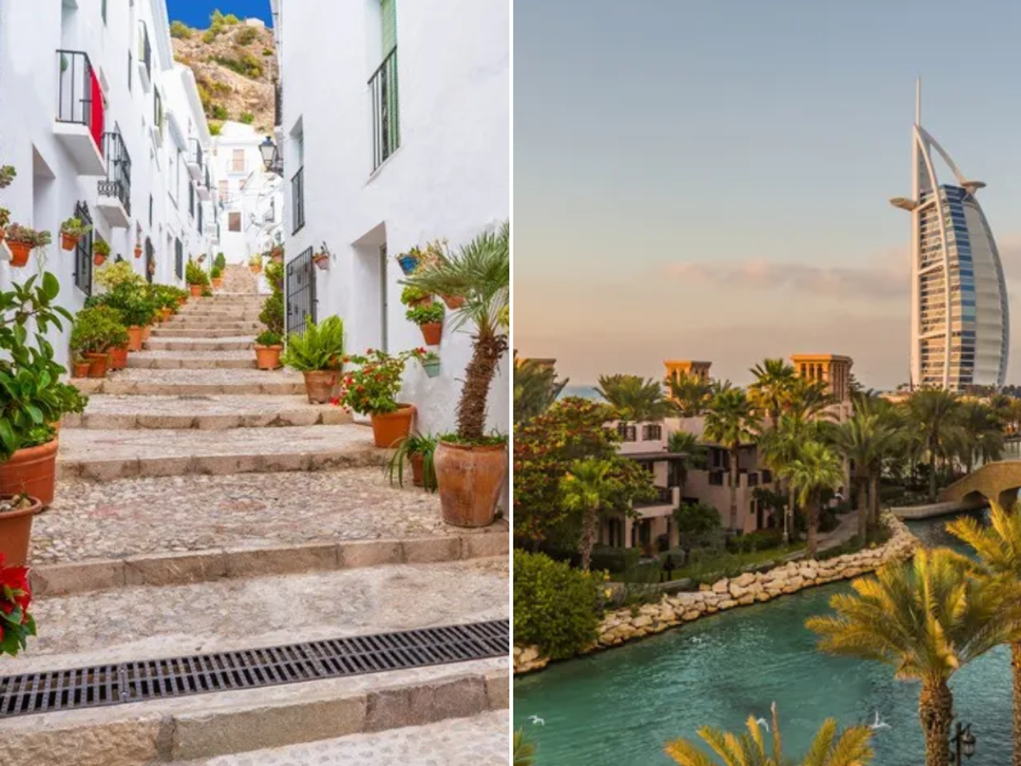 Costa del Sol of Malaga in Andalusia Spain / Dubai