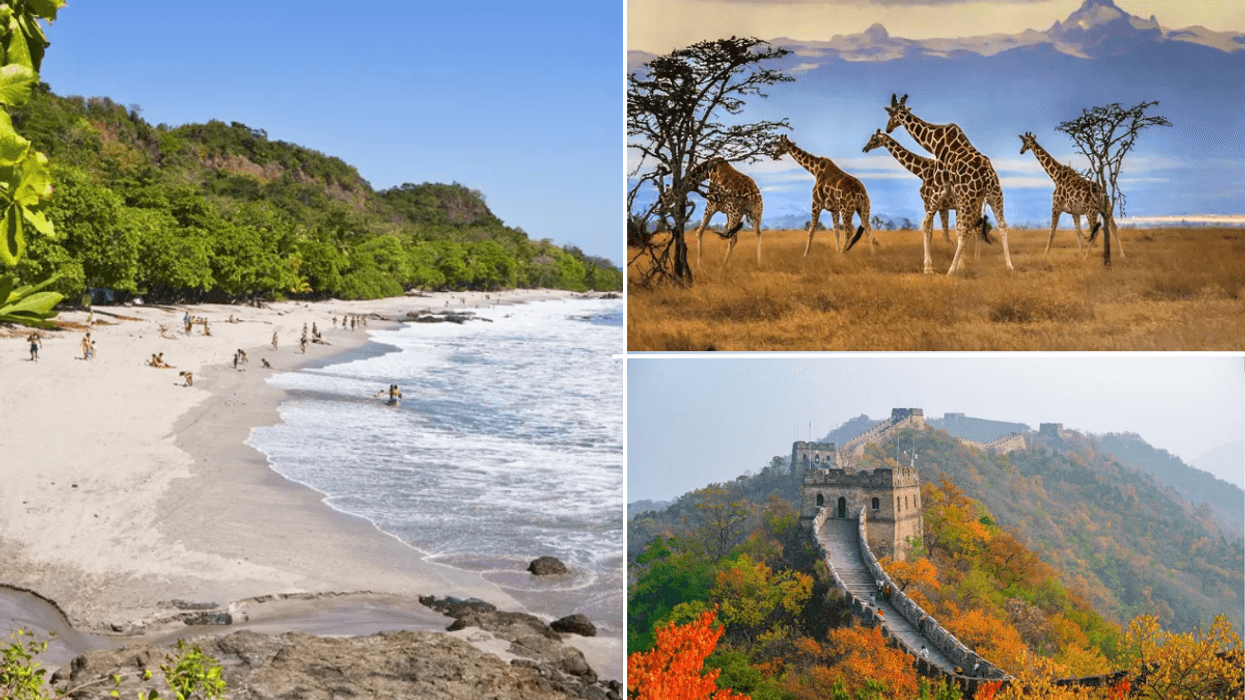 Costa Rica / Africa safari / Great Wall of China