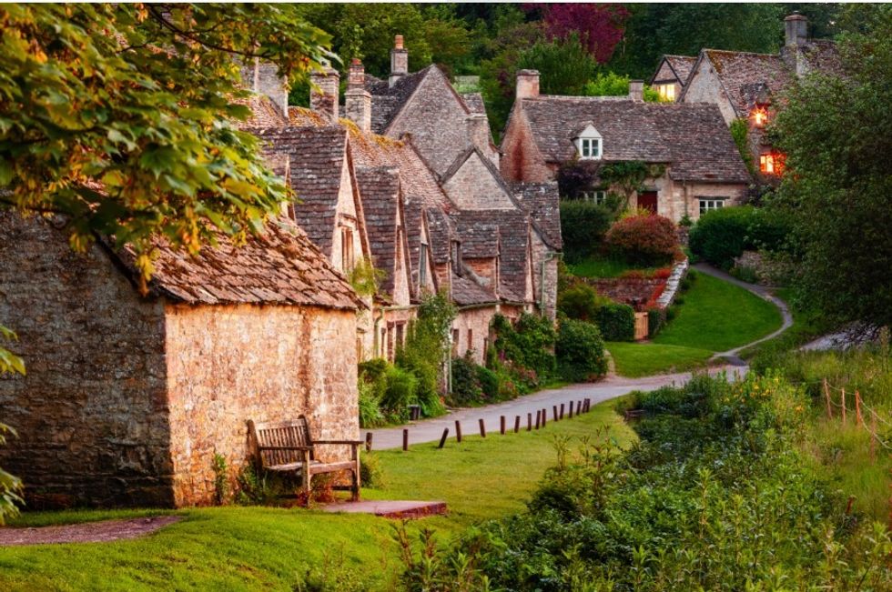 Cotswolds street and houses