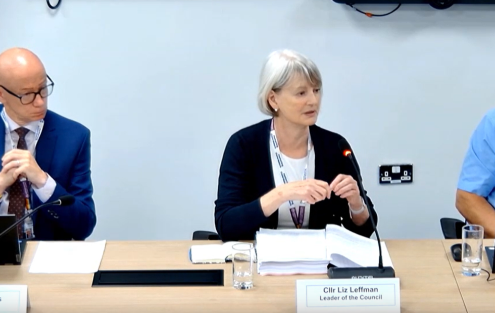 Council leader Liz Leffman