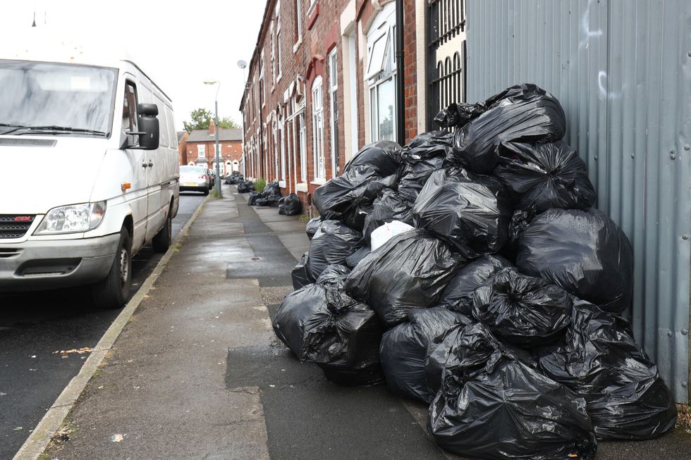Council worker strikes could leave waste uncollected.
