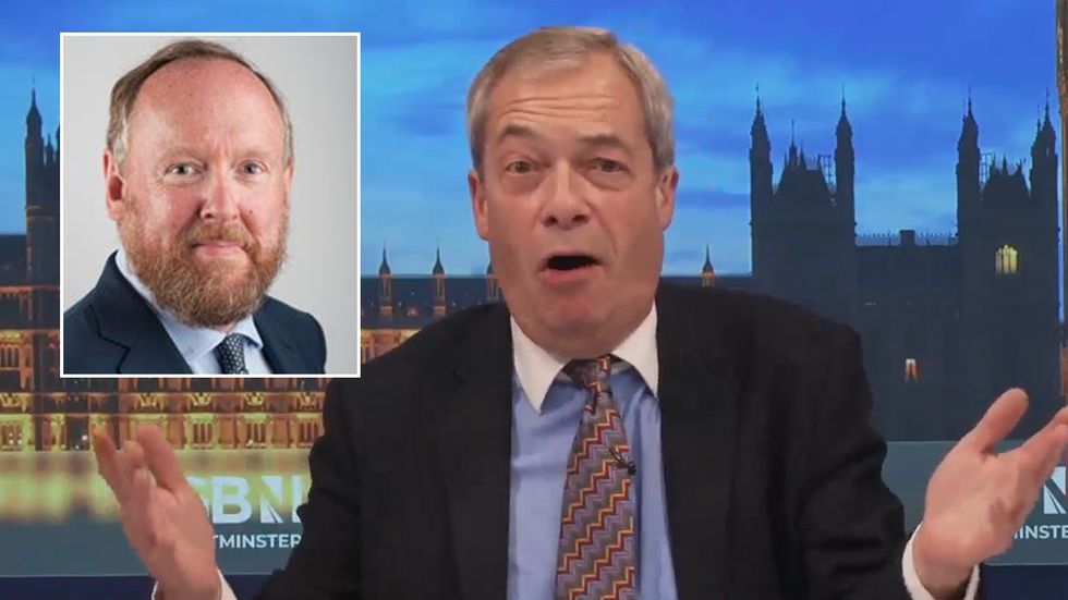Councillor David Gray, Nigel Farage