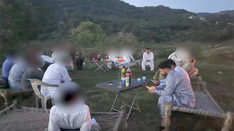 Councillor Waseem Zaffar pictured with Raja Arshad Khan