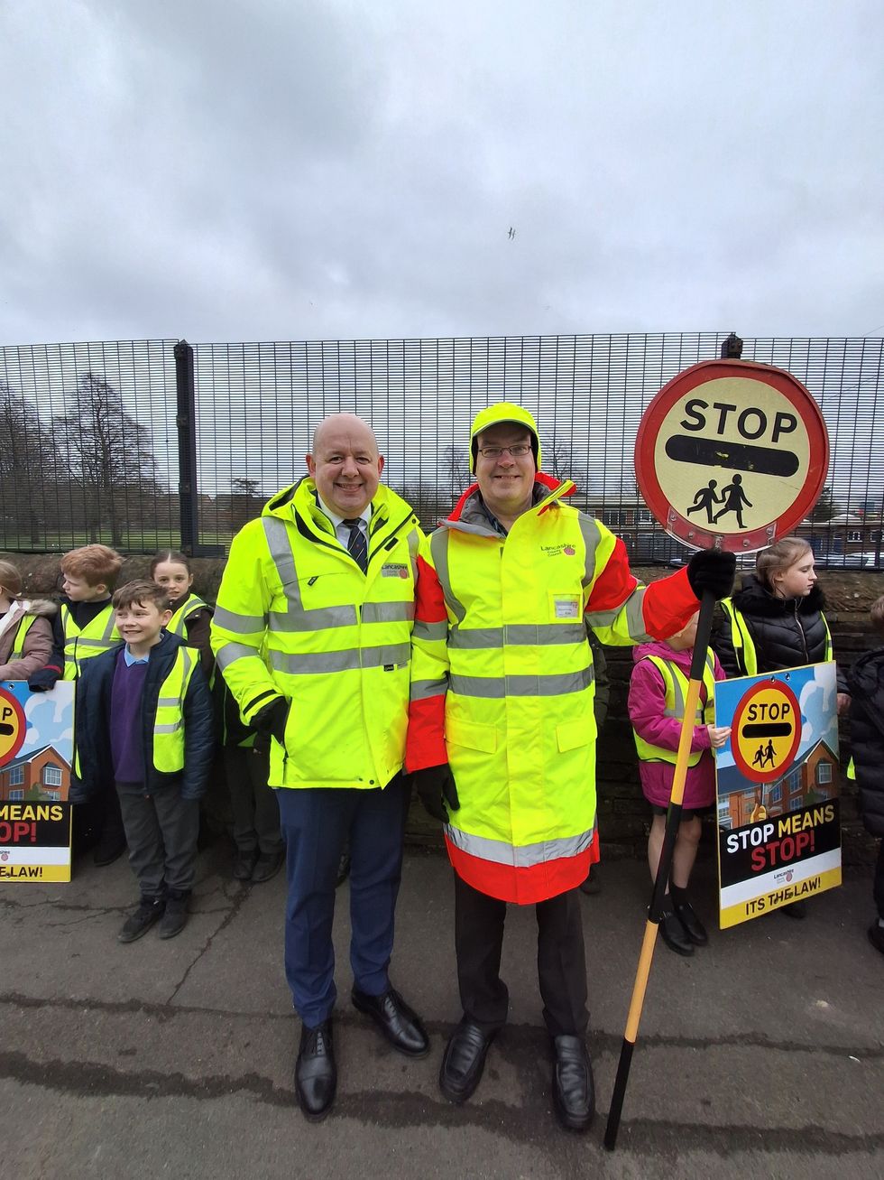 Councillors and stop sign