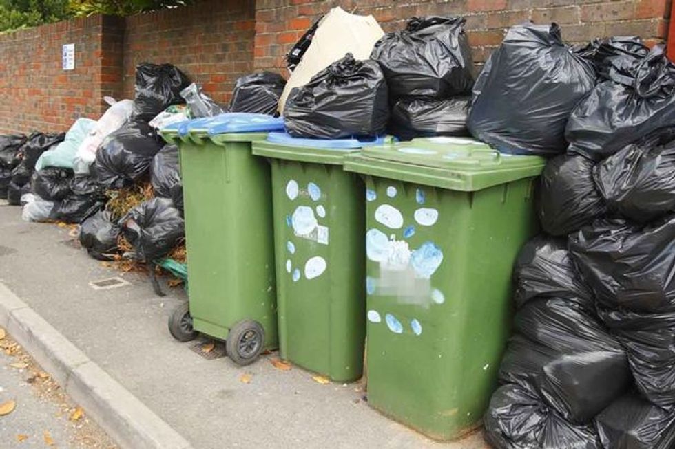Councils have warned of delays in binmen collecting rubbish this week