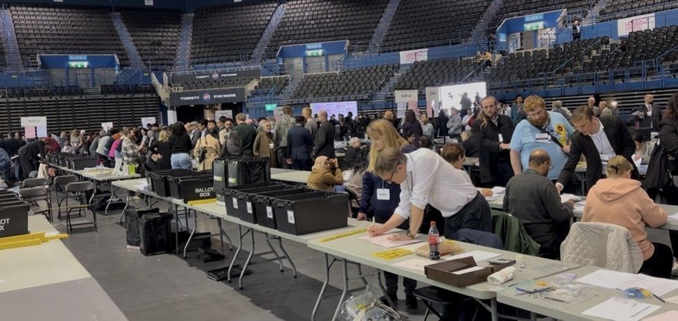 Counting was slow to kick off in Birmingham, with several districts across the West Midlands already declaring results
