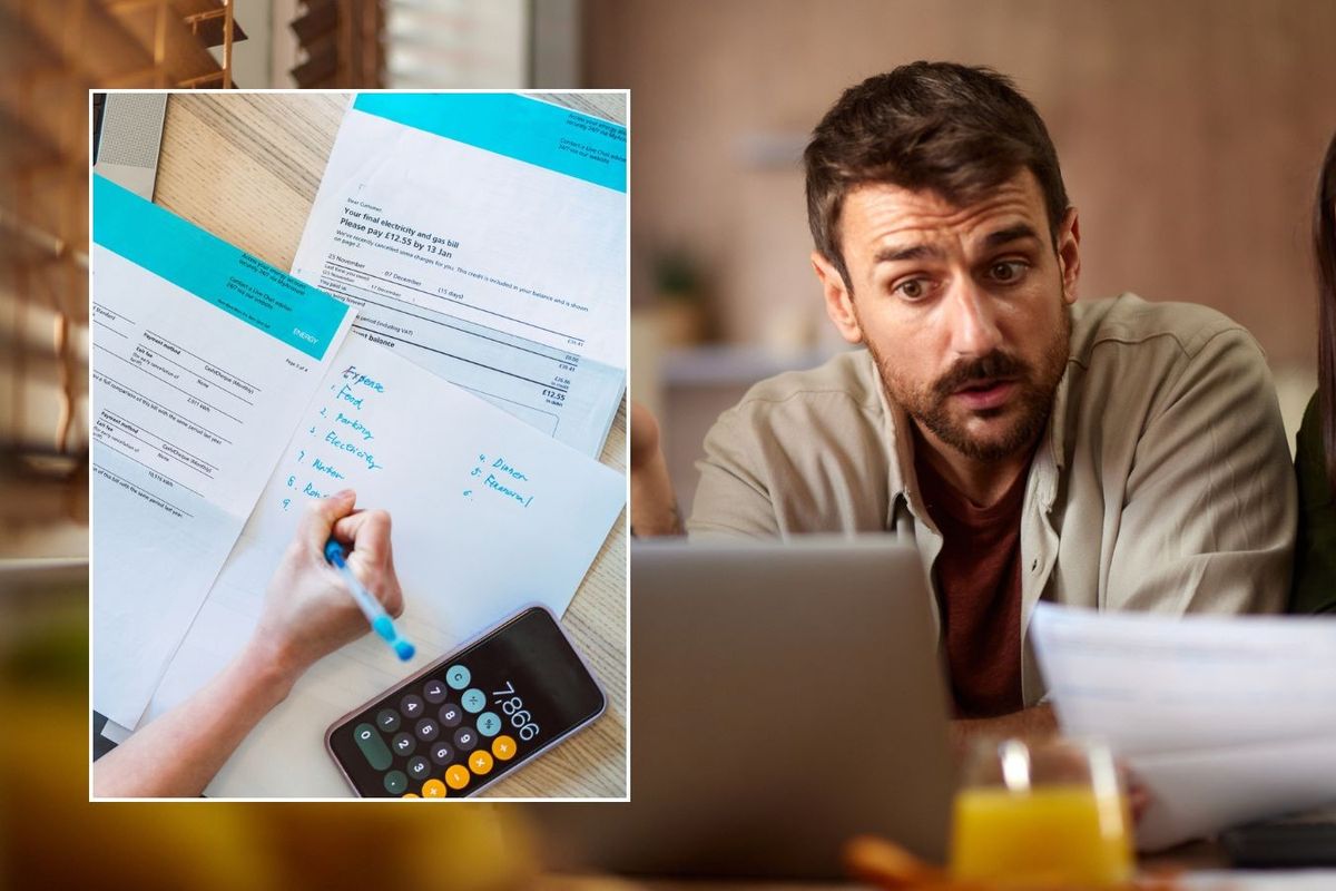 Couple and energy bill