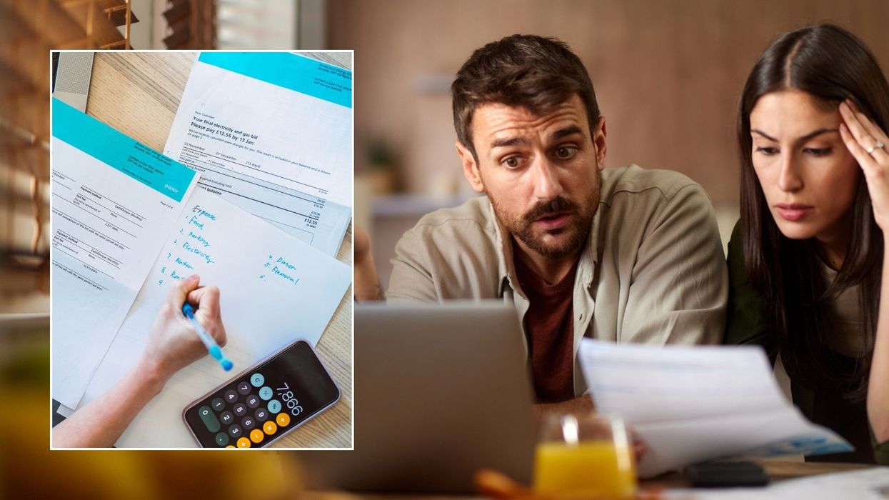 Couple and energy bill