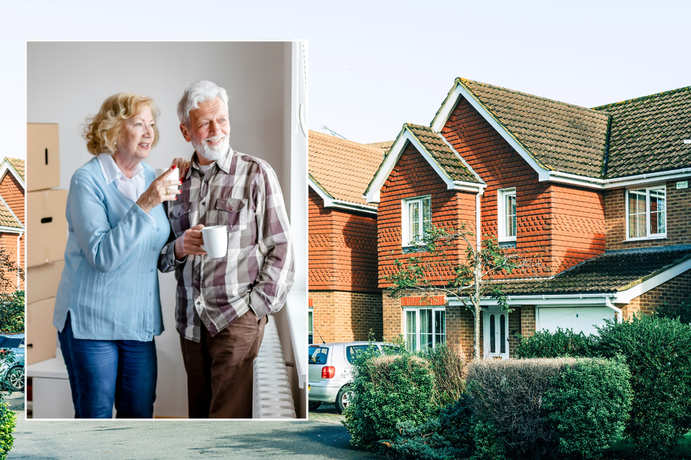 Couple in home / UK houses