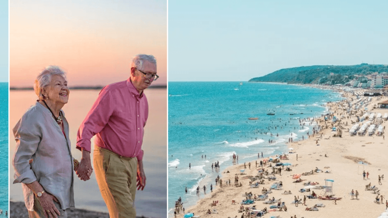 Couple on a beach / Obzor Sunny Beach Bulgaria