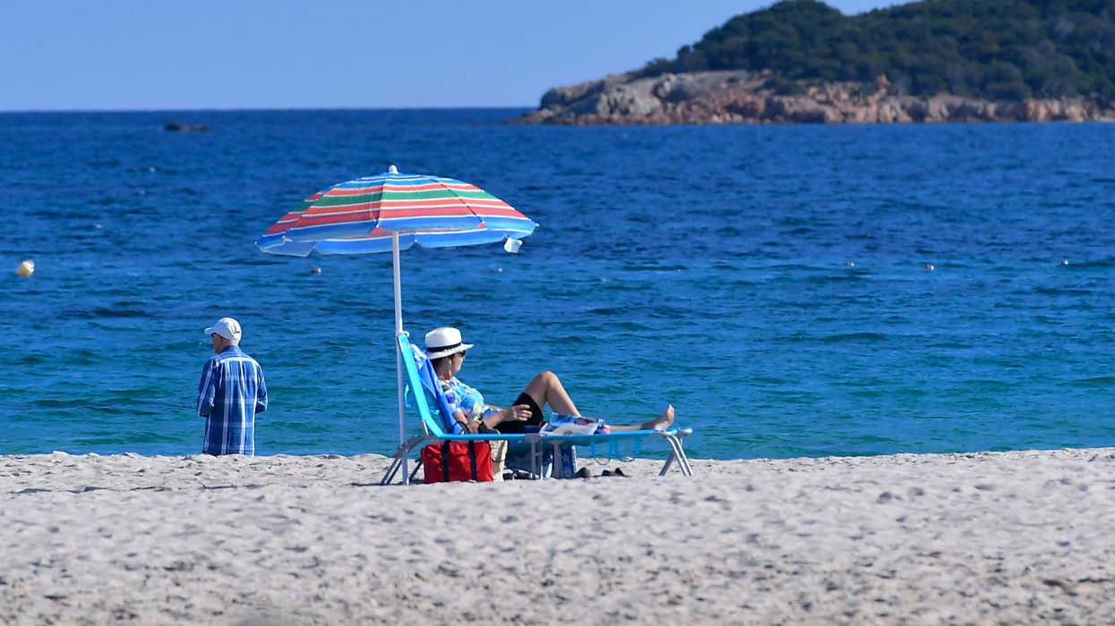 Couple on beach