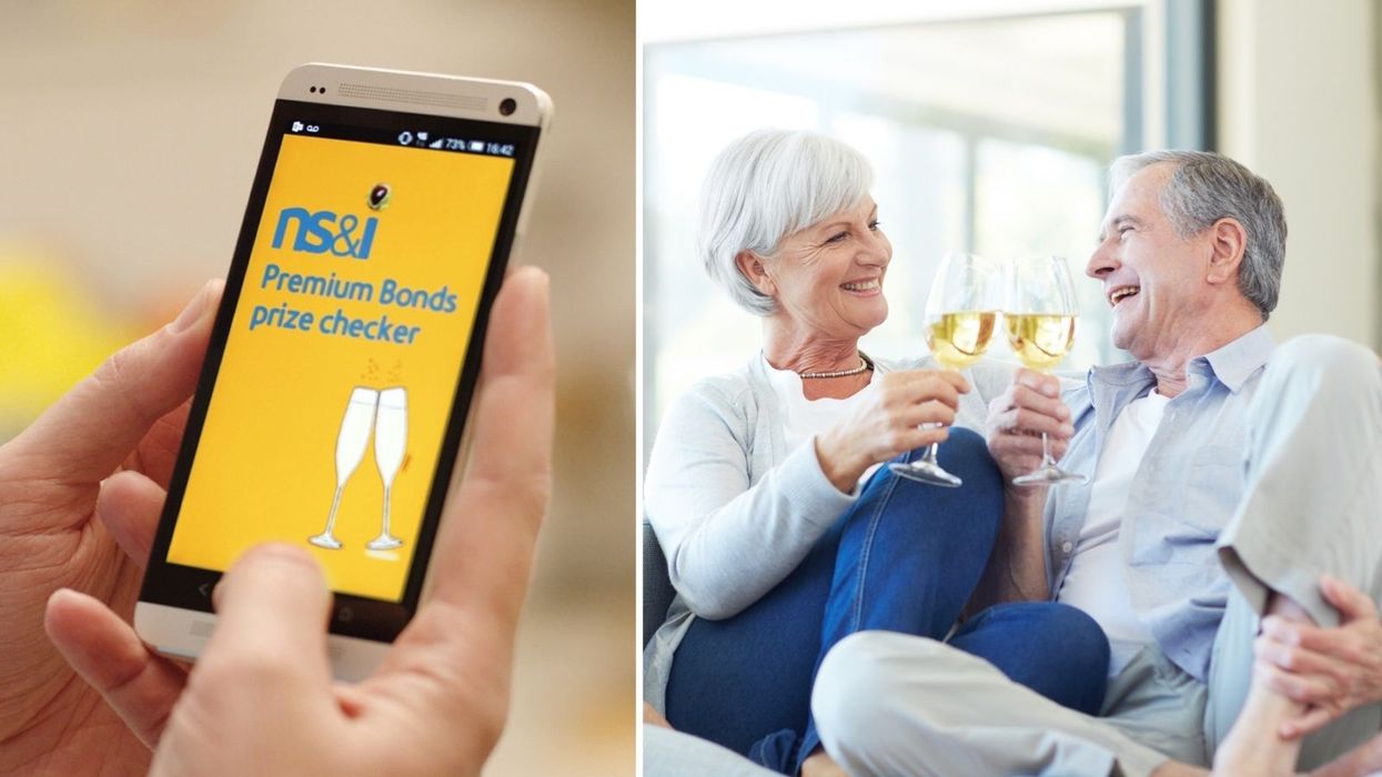 Couple with champagne