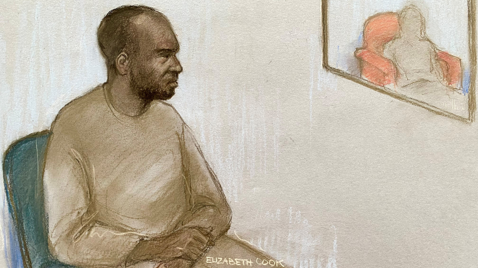 Court Artist Sketch of Hadush Gerberlasie Kebatu