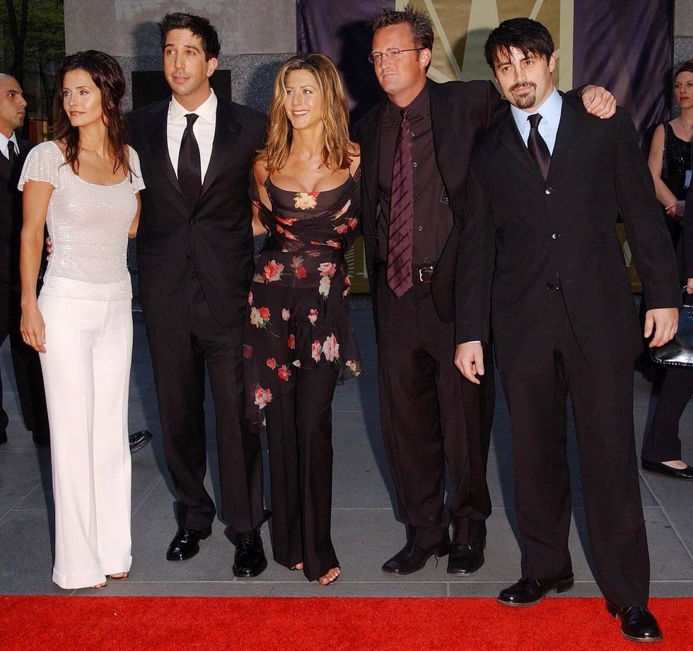 Courteney Cox Arquette, David Schwimmer, Jennifer Aniston, Matthew Perry and Matt LeBlanc