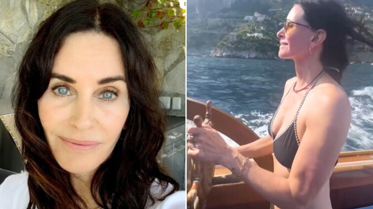 Courteney Cox skin care