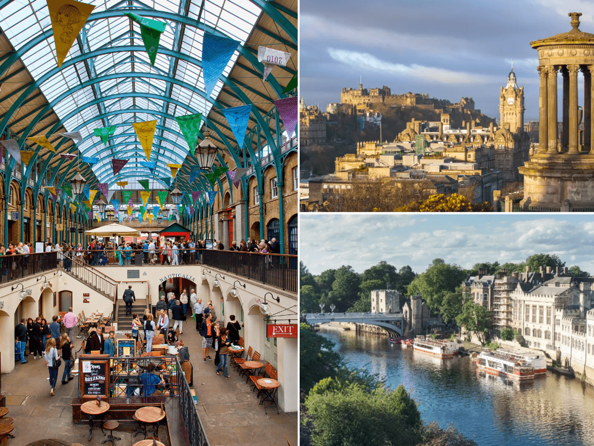 Covent Garden / Edinburgh / York