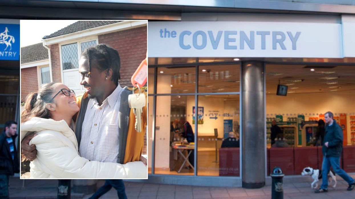 Coventry Building Society and couple buying home