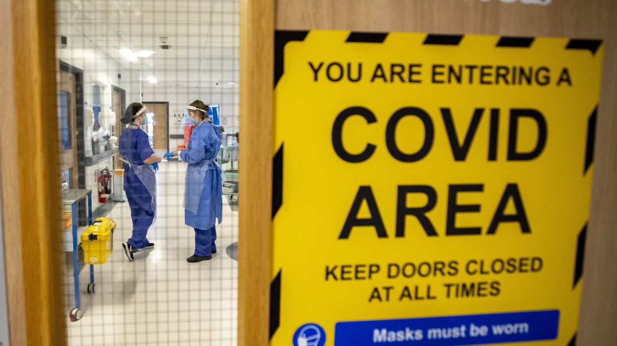 Covid NHS ward