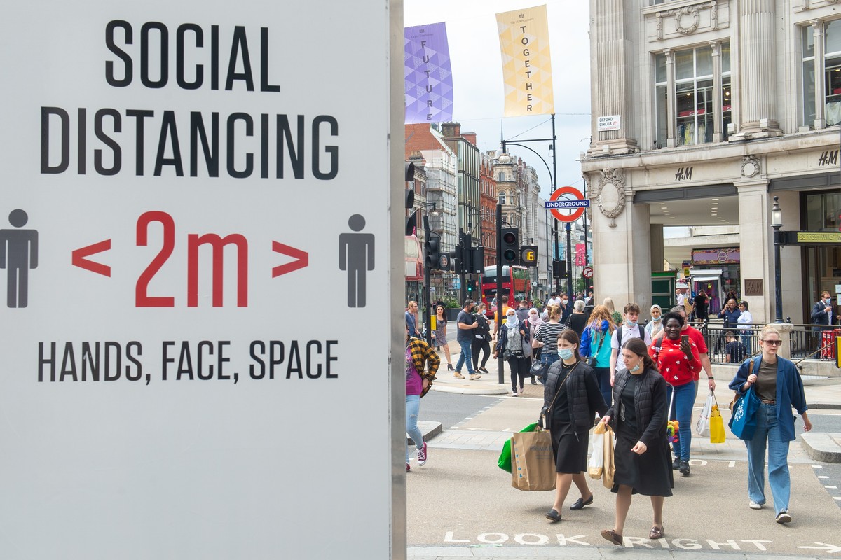 Covid restriction sign