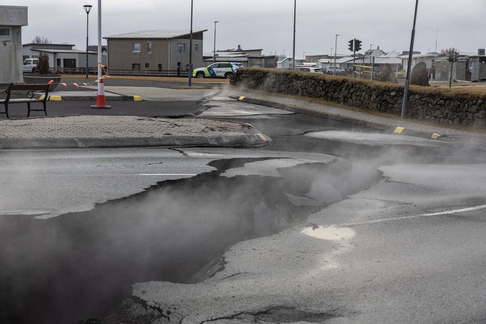 Cracks in the road