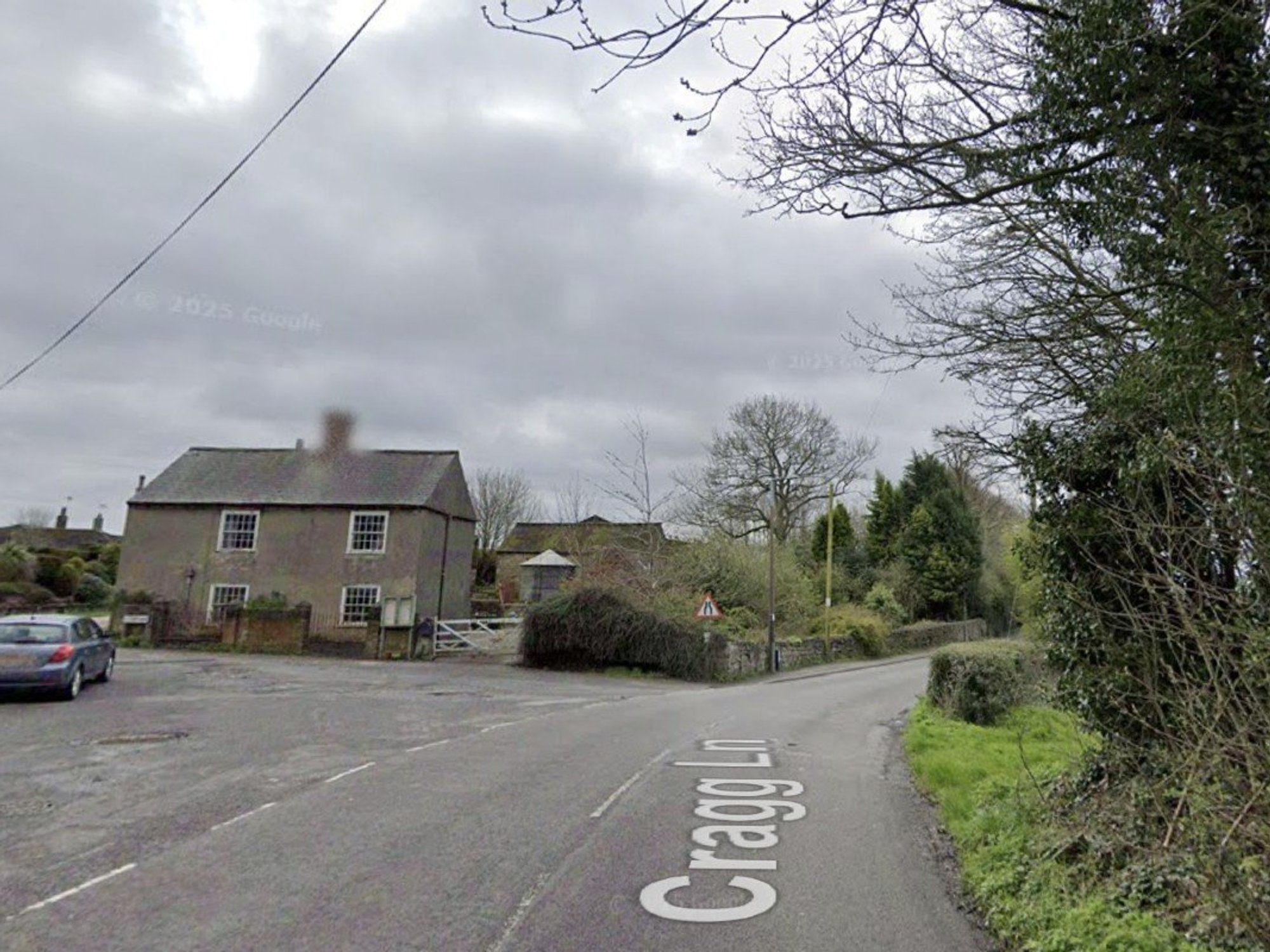 Cragg lane in Derbyshire