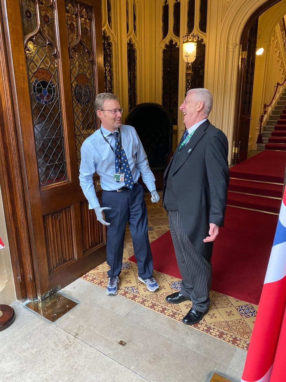 Craig Mackinlay with Sir Lindsay Hoyle