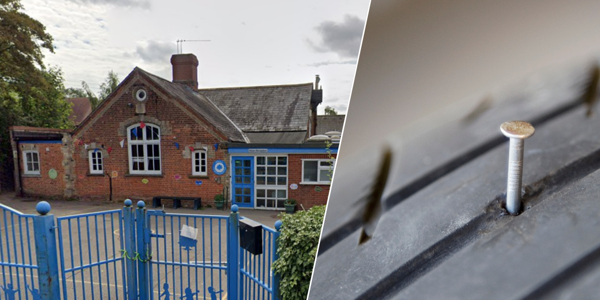 NextImg:Parents targeted by sinister school run plot as saboteur leaves 'boobytraps' for parked cars