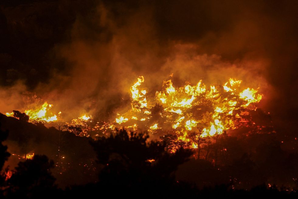 Crete wildfires