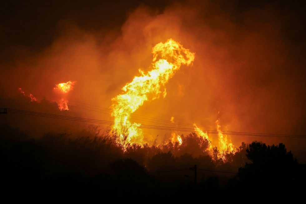 Crete wildfires
