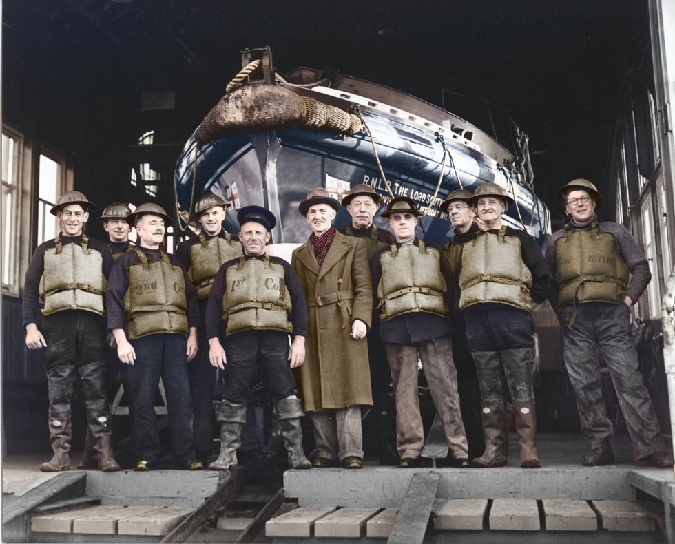 Crew and Lifeboat