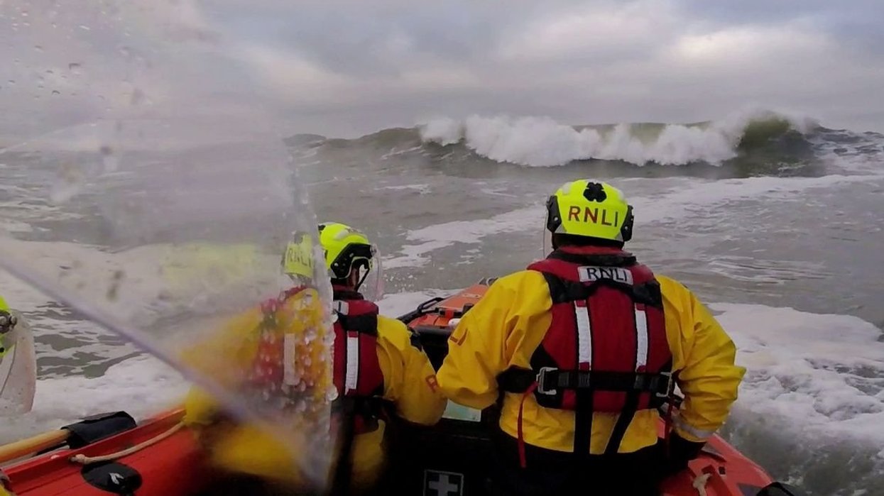 Crews encountered 5m swells in the vicinity of the entrance to Seacliff Harbour