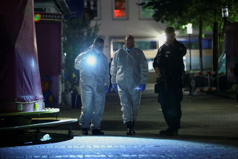 Crime scene investigators seen in Solingen