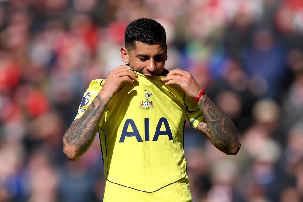 Cristian Romero has made a dramatic return to London after facing fierce backlash over his decision to fly to Argentina ahead of Tottenham Hotspur's biggest game of the season