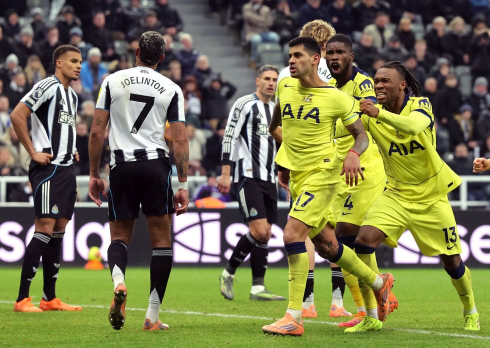 Cristian Romero Newcastle Tottenham