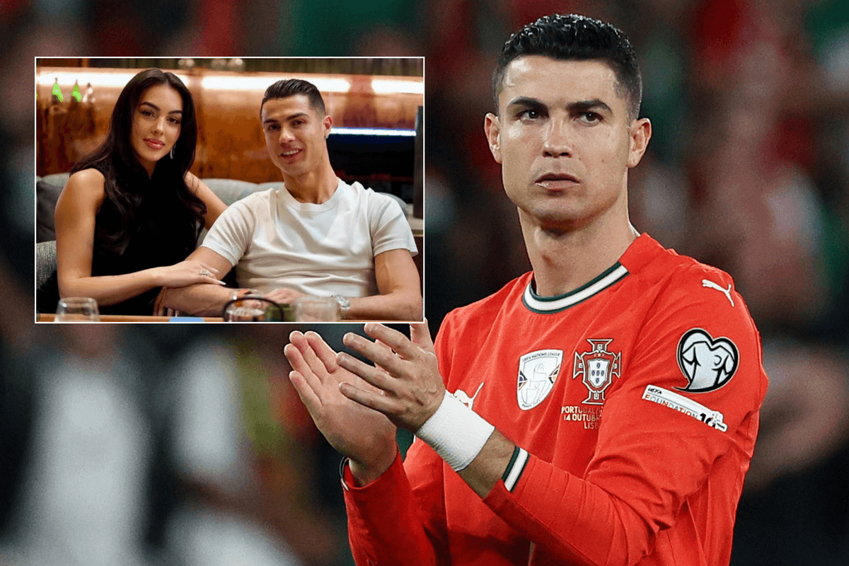 Cristiano Ronaldo and partner Georgina Rodriguez