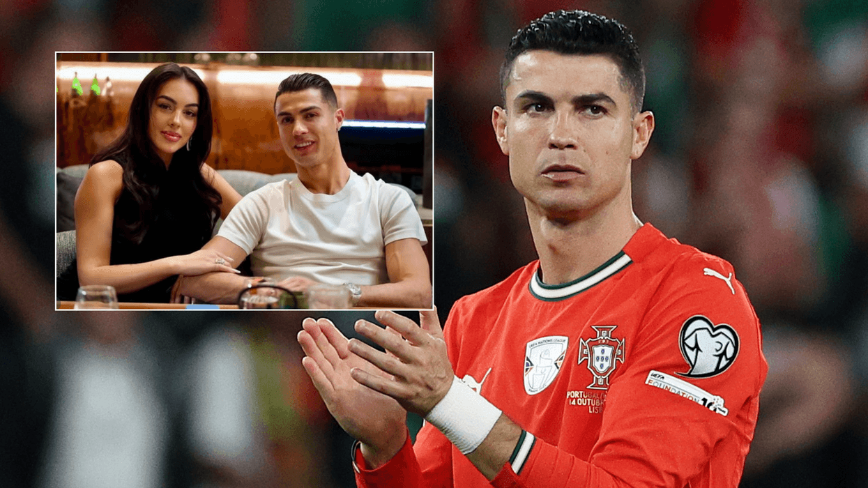 Cristiano Ronaldo and partner Georgina Rodriguez