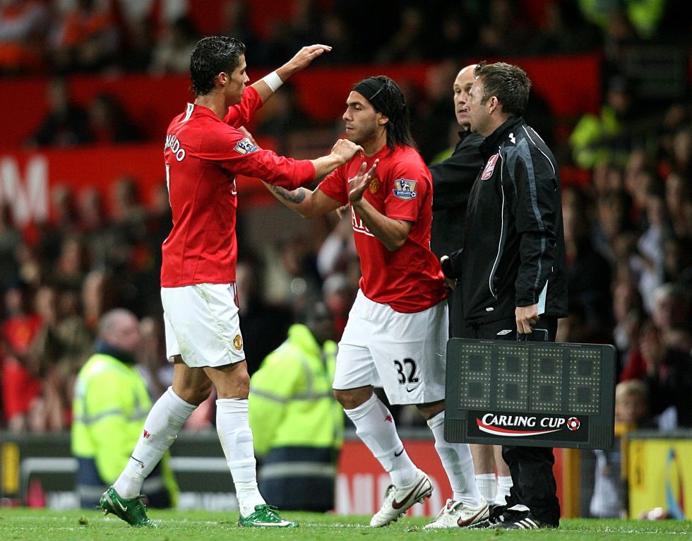 Cristiano Ronaldo Carlos Tevez