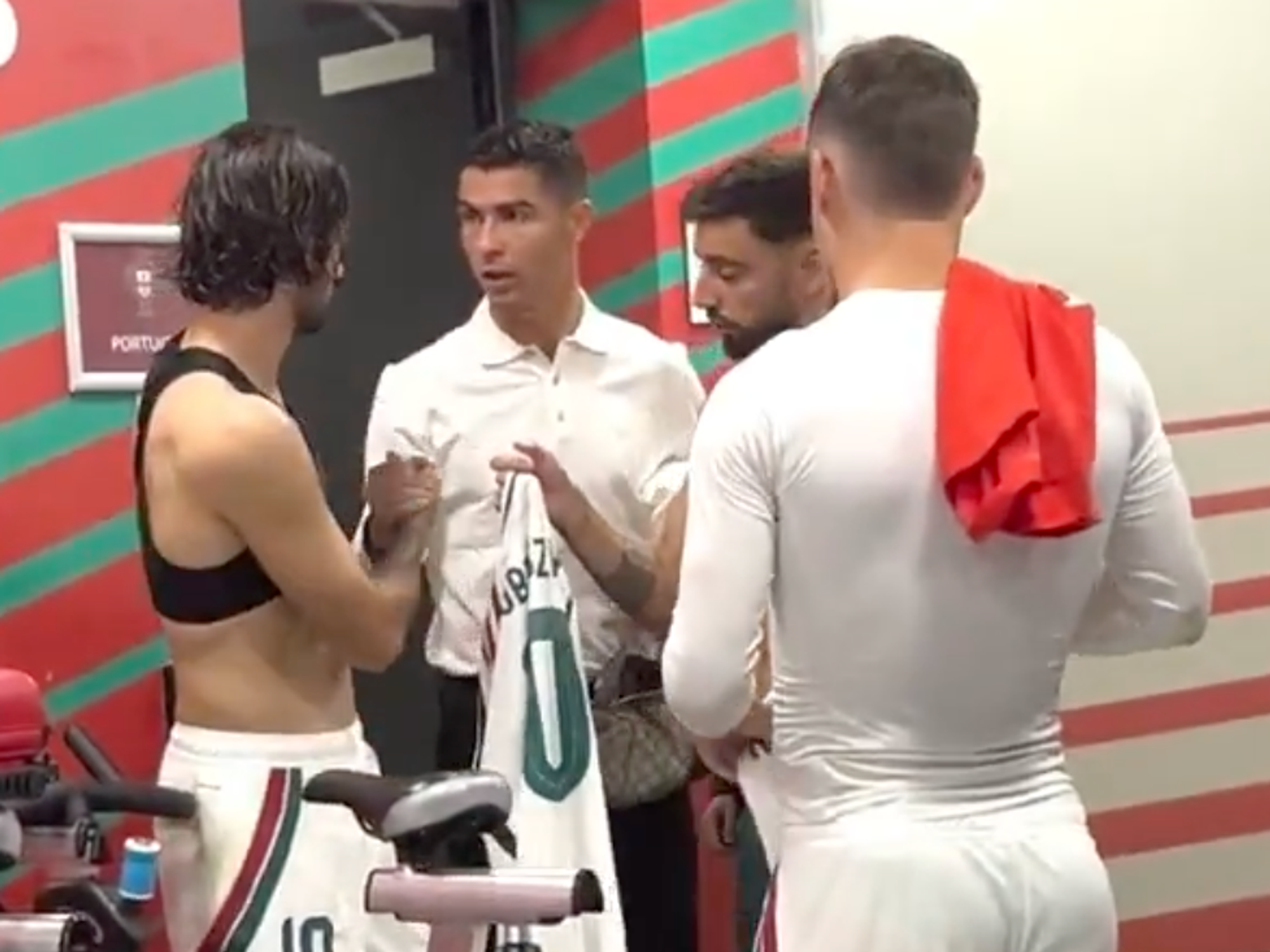 Cristiano Ronaldo, Dominik Sbozoslai, Bruno Fernandes