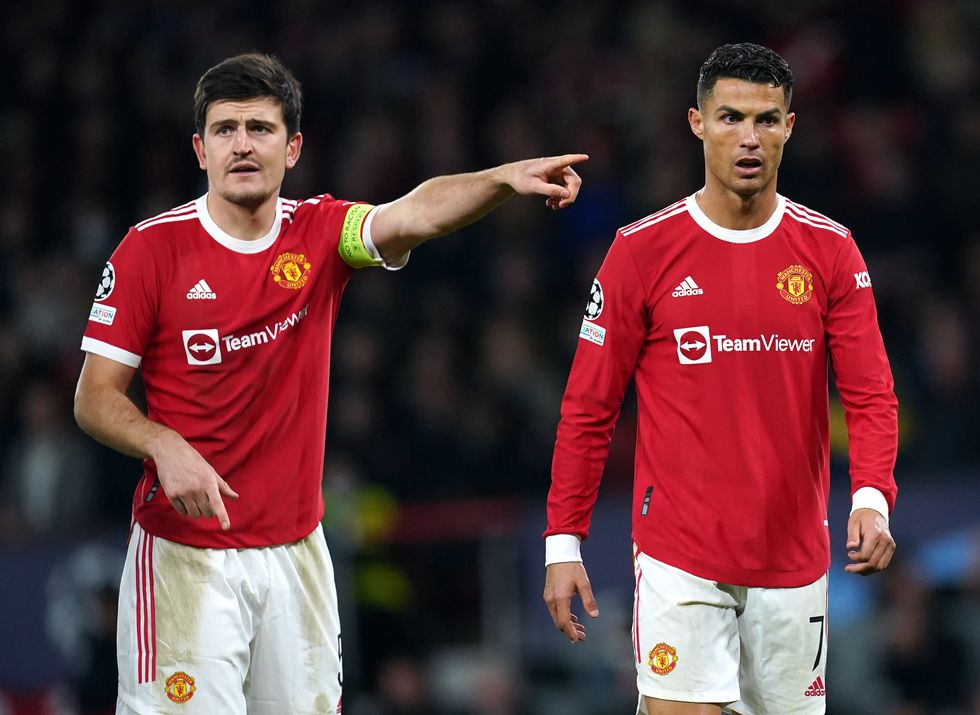 Cristiano Ronaldo Harry Maguire Manchester United