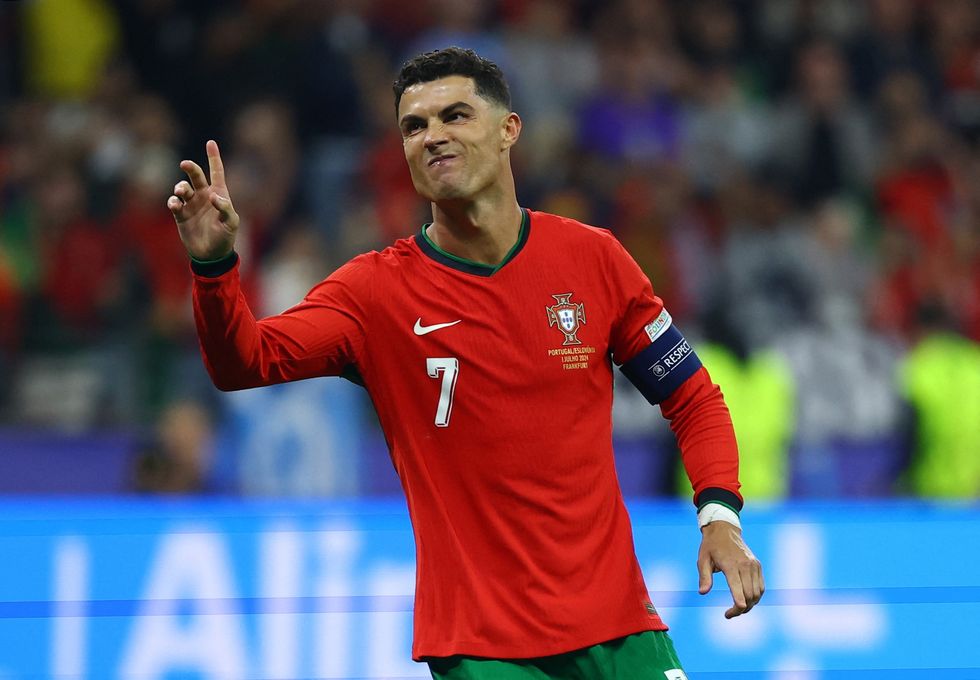 Cristiano Ronaldo has started all four Euro 2024 games for Portugal
