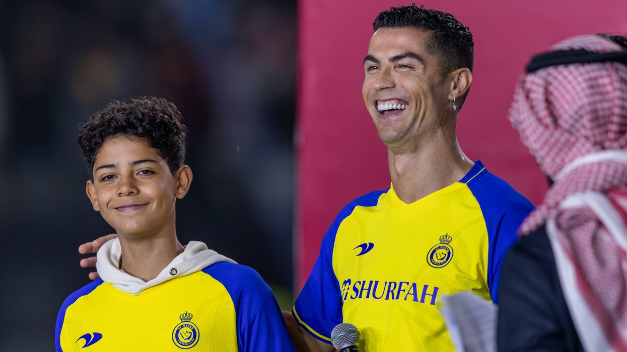Cristiano Ronaldo Jr and Cristiano Ronaldo